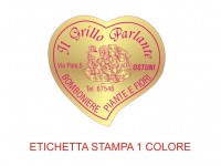 Etichette adesive per fioristi, fiorai e vivaisti (mm 36x34)  (cod.26G)